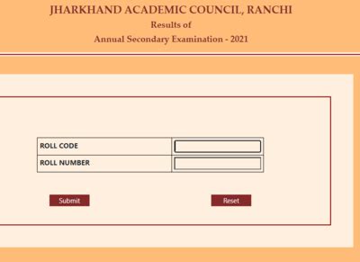 jharkhand board 10th result 2021